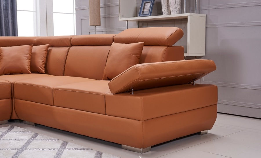 Gwen - U - Leather Sofa Lounge Set